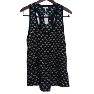 ❤️Joie Alicia Racer Back Tank Silk Camel Print Large
